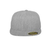 Flexfit Erwachsene Mütze Premium 210 Fitted, grau (Heather), L/XL