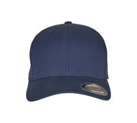 Flex Cap FLEXFIT "Flexfit Unisex V-FLEXFIT COTTON TWILL CAP", Gr. S/M, navy, 98% Baumwolle, 2% Elasthan, unifarben, Caps (91670463-S) navy