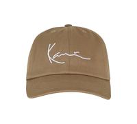 Flex Cap KARL KANI "Karl Kani Herren Karl Kani Signature Essential Dad Cap", Herren, Gr. onesize, sand, 100% Baumwolle, Caps (93604104-0) sand