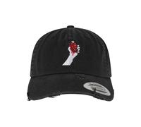 Flex Cap MERCHCODE "Merchcode Green Day American Idiot Symbol Dad Cap", Damen, Gr. onesize, schwarz, 100% Baumwolle, Caps (50474810-0) schwarz