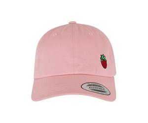 Flex Cap MISS TEE "Miss Tee Strawberry Cotton Twill Cap", Damen, Gr. onesize, pink, 100% Baumwolle, Caps (46638664-0) pink