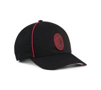 Flex Cap PUMA "AC Milan KING Cap Erwachsene", Gr. onesize, rot (schwarz for all time rot), Obermaterial: 100% Baumwolle. Futter Vorderteil: 100% Baumwolle. Unter Schirm: 100% Baumwolle, unifarben, Cap