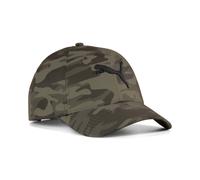 Flex Cap PUMA "Essentials Elevated Bedruckte Baseball-Cap Erwachsene", Gr. onesize, grün (olive camo grün), Futter Vorderteil: 100% Polyester, tarnfarben, Caps (95538637-0) olive camo grün