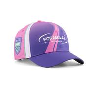 Flex Cap PUMA "F1 Miami Special Baseball-Cap Erwachsene", Gr. onesize, lila (pink lila), Futter: 100% Polyester, unifarben, Caps (82331048-0) pink lila
