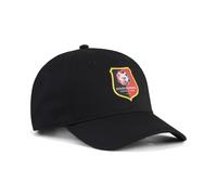 Flex Cap PUMA "Stade Rennais FC Essentials Cap Erwachsene", Gr. onesize, weiß (schwarz, weiß), Obermaterial: 100% Baumwolle. Futter Vorderteil: 100% Baumwolle. Unter Schirm: 100% Baumwolle, unifarben,