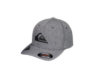 Flex Cap QUIKSILVER "Amped Up", Herren, Gr. S/M, grau (schwarz), Kunstfaser, Caps (16720245-M) schwarz
