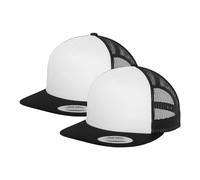 Flexfit 2er Pack Classic Trucker Cap,One Size, Black/White/Black