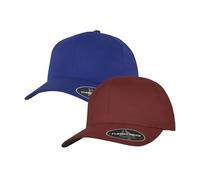 Flexfit 2er Pack Delta Cap, Dark Royal+Maroon, L/XL