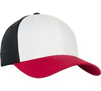 Flexfit 3-Tone Flexfit Cap red/white/black S/M