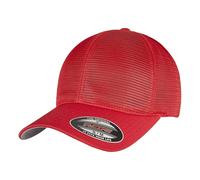 Flexfit - "360 Omnimesh" Baseball-Mütze (Rot) Einheitsgröße