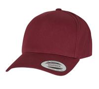 FLEXFIT 5-Panel Curved Classic Snapback Maroon