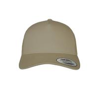FX6506 FLEXFIT 5-Panel Retro Trucker Cap Khaki One Size