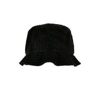 Flexfit Bucket Hat Big Corduroy – Damen – Schwarz – One Size – 100% Baumwolle