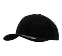 Flexfit Brushed Cotton Twill Mid-Profile Cap black