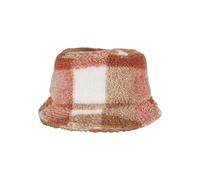 Flexfit Bucket Hat Sherpa Check – Unisex – Weiß – One Size