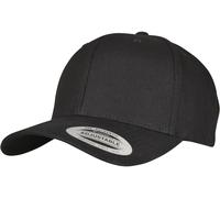 Flexfit 6-Panel Curved Metal Snap Schwarz ONE SIZE
