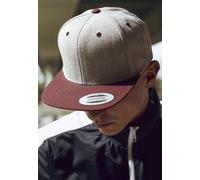 Flexfit Cap Classic Snapback 2-Tone Heather Grey/Maroon