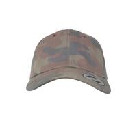 Flexfit Cap Low Profile Cotton Camo Cap, Wood camo, one Size, 6245FC