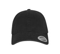 Flexfit Cap Low Profile Garment Washed Black, one Size