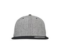 Flexfit Cap Melange Solid Snapback – Schwarz Melange/Schwarz – Einheitsgröße