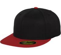 Flexfit Premium 210 Two Tone Fitted Cap Frauen in Gr. LXL in Schwarz