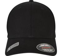 Flexfit Cap Wooly Combed Waterrepellent Black-L/XL