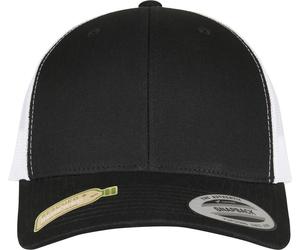 Flexfit Cap YP CLASSICS RECYCLED RETRO TRUCKER CAP 2-TONE Black/White