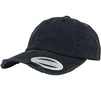 Flexfit Caps Low Profile Destroyed, Black, one Size, 6245DC