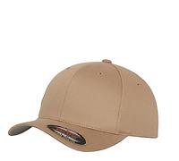 Flexfit Caps Wooly Combed Cap Delta Tartan Glen Unisex Cap Baseball XXS-XXL Basecap Mütze, L-XL, 1x Khaki & 1x HL-Kauf Notizblock