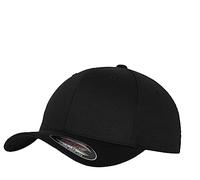 Flexfit Caps Wooly Combed Cap Delta Tartan Glen Unisex Cap Baseball XXS-XXL Basecap Mütze, S-M, 1x Black/Black & 1x HL-Kauf Notizblock