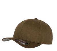 Flexfit Caps Wooly Combed Cap Delta Tartan Glen Unisex Cap Baseball XXS-XXL Basecap Mütze, Youth, 1x Olive & 1x HL-Kauf Notizblock