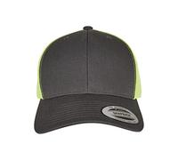 Yupoong Cap Retro Trucker 2-Tone charcoal/neongreen