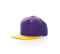 Flexfit - Classic 2 Tone Pur/Gold - Cap - Mehrfarbig - Onesize - 80% Polyacryl, 20% Wolle Mehrfarbig Onesize