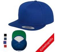 Flexfit Classic 5 Panel Snapback Cap black