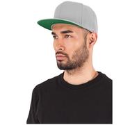 Yupoong Unisex Classic Snapback Cap Kappe, silver, Einheitsgröße
