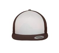 FLEXFIT CLASSIC TRUCKER CAP BROWN / WHITE/BROWN