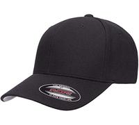 Flexfit Cool & Dry Piqué-Mesh-Mütze [Farbe, Größe] Schwarz, Schwarz, Einheitsgröße