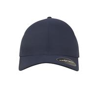 Flexfit Delta Baseball Cap, Unisex Basecap aus Polyester für Damen und Herren, ohne Naht, wasserabweisend, navy, S/M