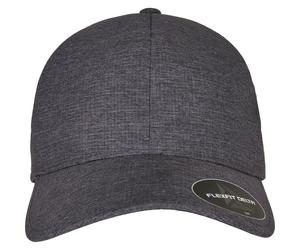 Flexfit - "Delta Carbon" Baseball-Mütze (Holzkohle meliert)