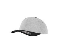 FLEXFIT - Double Jersey 2-Tone Cap (grey/black), Gr. L/XL