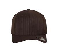 Flexfit Flex Cap, 6195P bro/wht Pinstripe SIZE,S/M