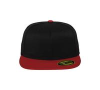 Flexfit Premium 210 Fitted 2-Tone Cap black / red L/XL