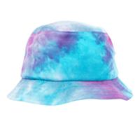 Flexfit Festival Print Bucket Hat purple/turquoise