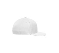 Flexfit Flat Peak 6-Panel Cap - mit flachem Schild Unisex - White , L/XL