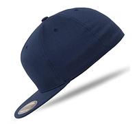 Flexfit Flat Visor Cap 6277FV Navy S/M - im Bundle mit UD Skull Bandana