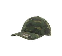 Flexfit - Flexfit Garmet Washed Camo Cap Green Camo - Gr. - S/M