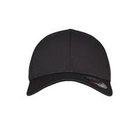 Flexfit Unisex 6584-Flexfit 3D Hexagon Jersey Cap Kape, Schwarz, L/XL