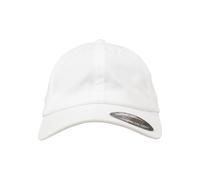 Flexfit Cotton Twill Dad Cap Männer in Gr. LXL in Weiß