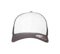 Flexfit Mesh Colored Front Snapback Cap Dark Frauen in Gr. SM in Grau