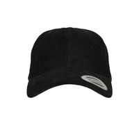 Flexfit Urban Classics Low Profile Corduroy Dad Snapback Cap in Gr. ADJUSTABLE in Schwarz